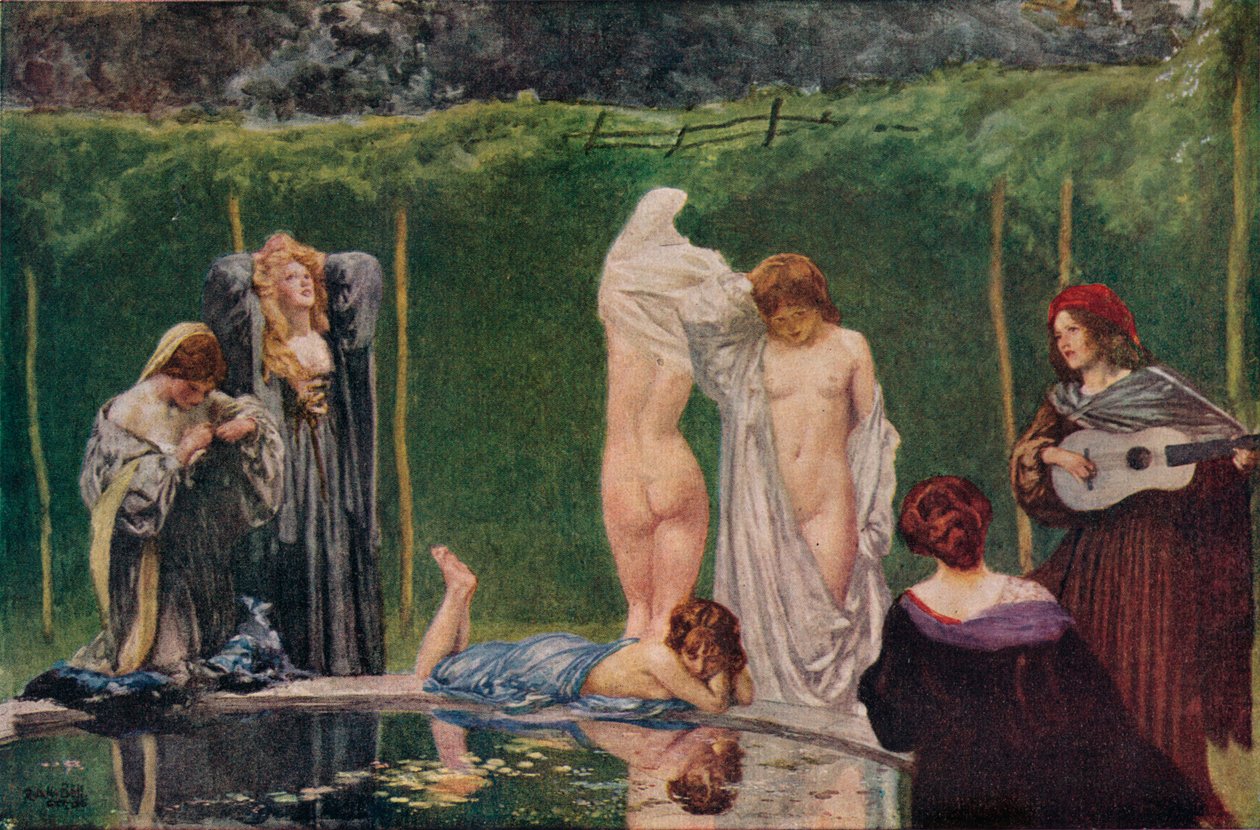 Poolen, 1906, 1918 av Robert Anning Bell