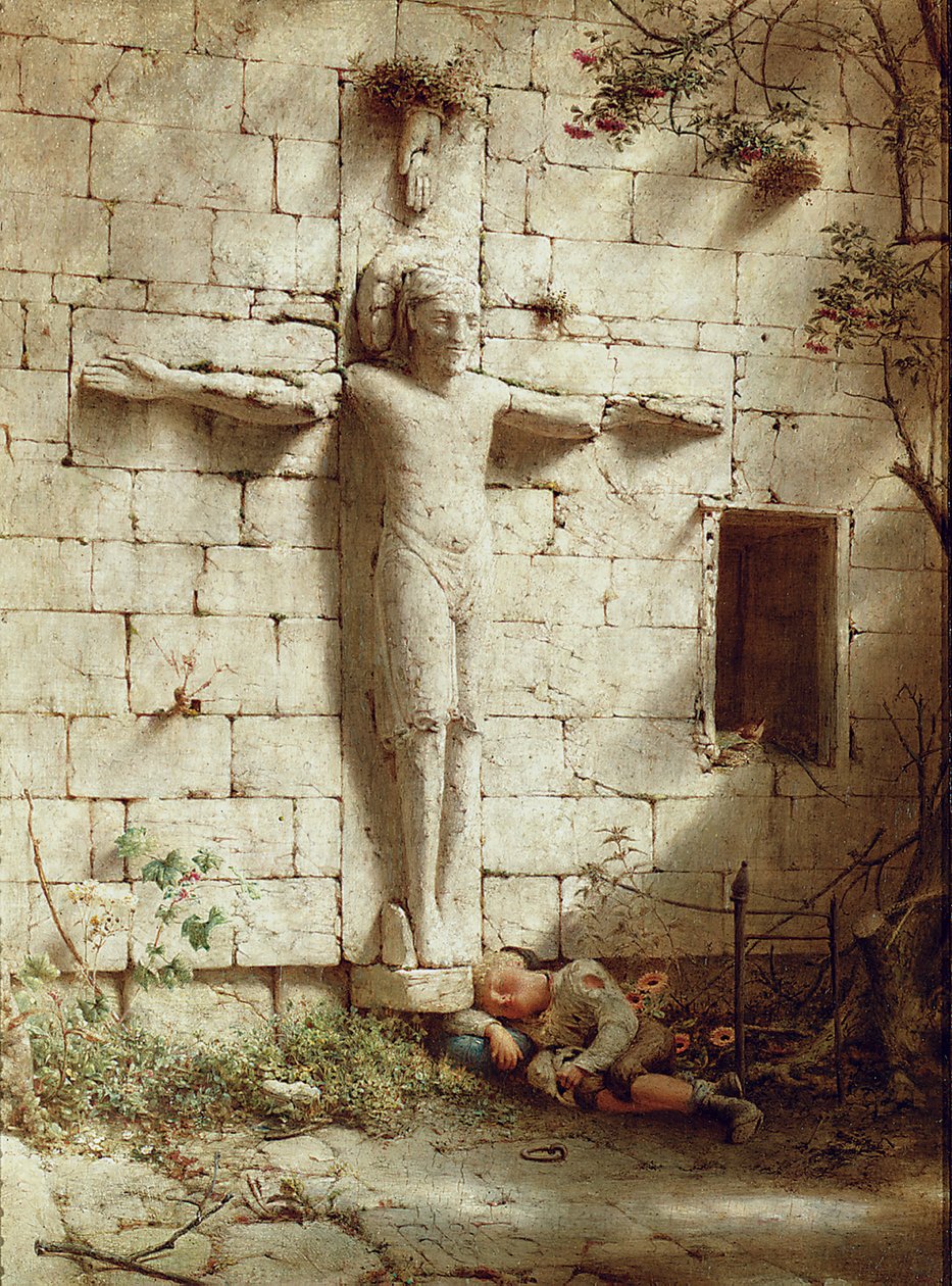 I Romsey Abbey, 1899 av Robert Bateman