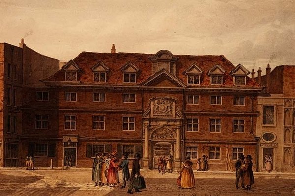 Blackwell Hall, King street, Cheapside av Robert Blemell Schnebbelie