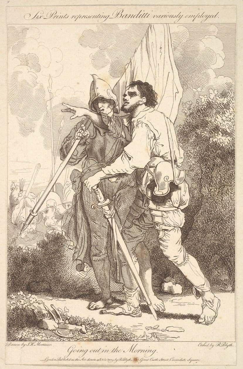Går ut på morgonen den 15 november 1779. av Robert Blyth