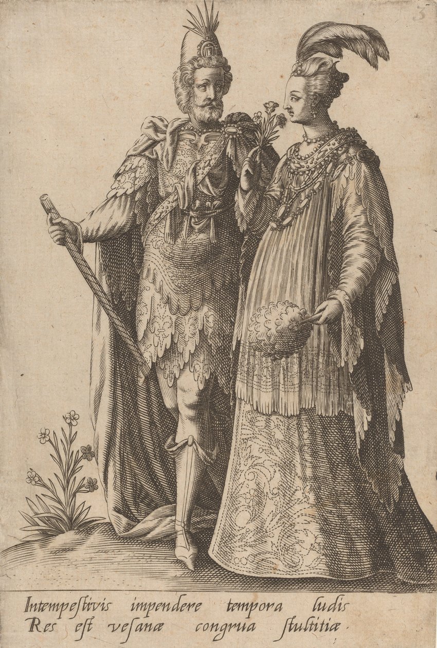 Otidig spendering..., 1597. av Robert Boissard