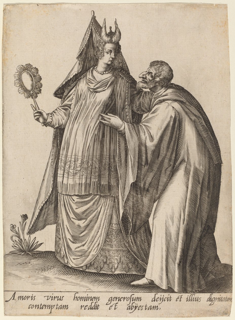 Älskar virus man... av Robert Boissard after Jean Jacques Boissard