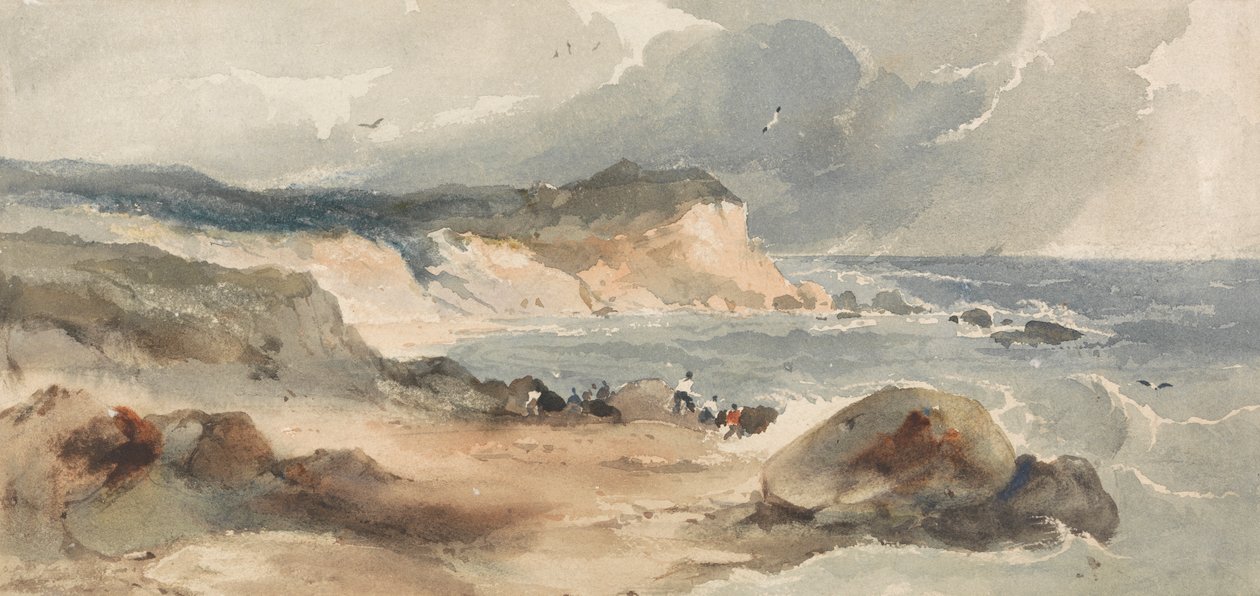 Kustscen med figurer av Robert Brandard