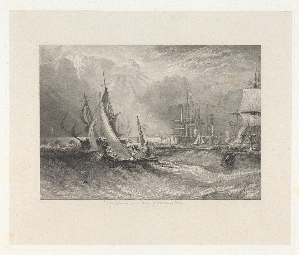 Gasport, ingång till Portsmouth Harbour av Robert Brandard