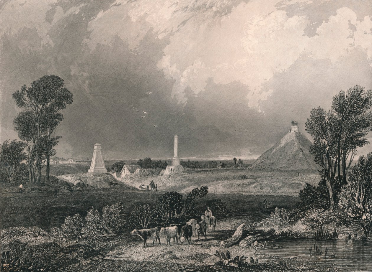 Plains of Waterloo, mitten av 1800-talet. av Robert Brandard