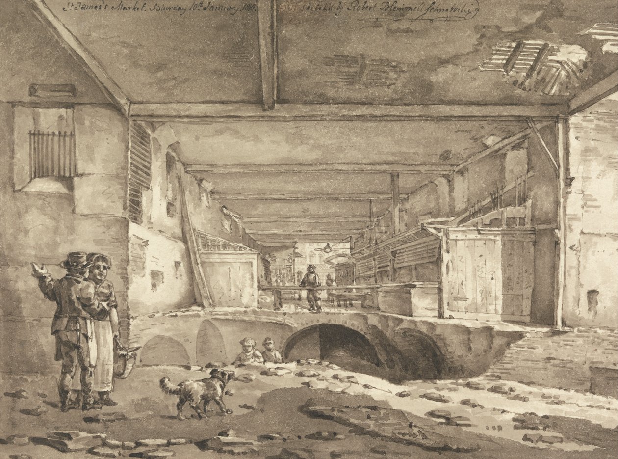 St. James Market, lördag av Robert Bremmel Schnebbelie