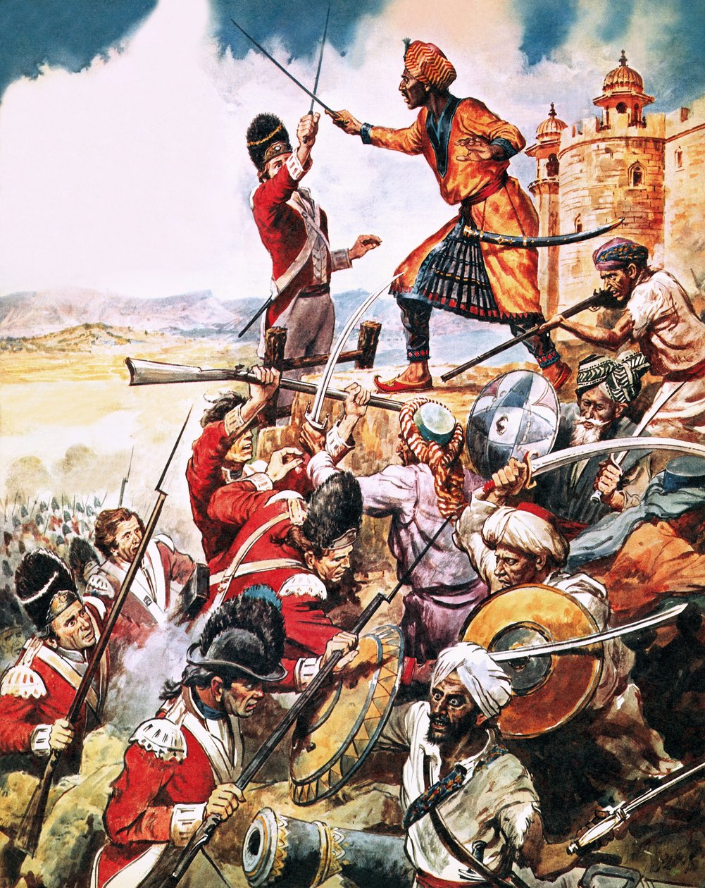 Hur Arthur Wellesley, den förste hertigen av Wellington, besegrade sultanen av Mysore av Robert Brook