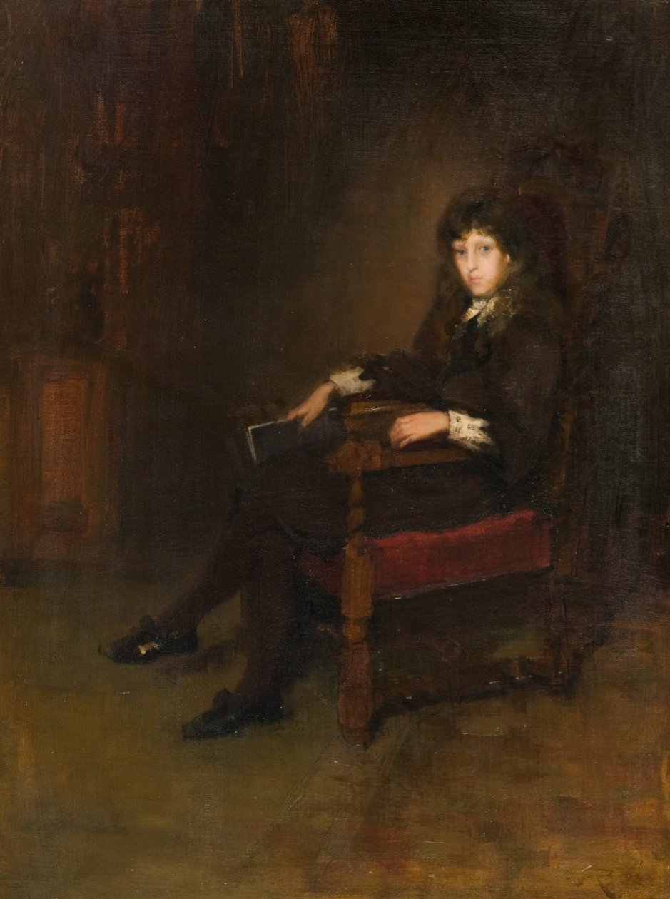 Porträtt av Mary Dallas-Ross av Robert Brough