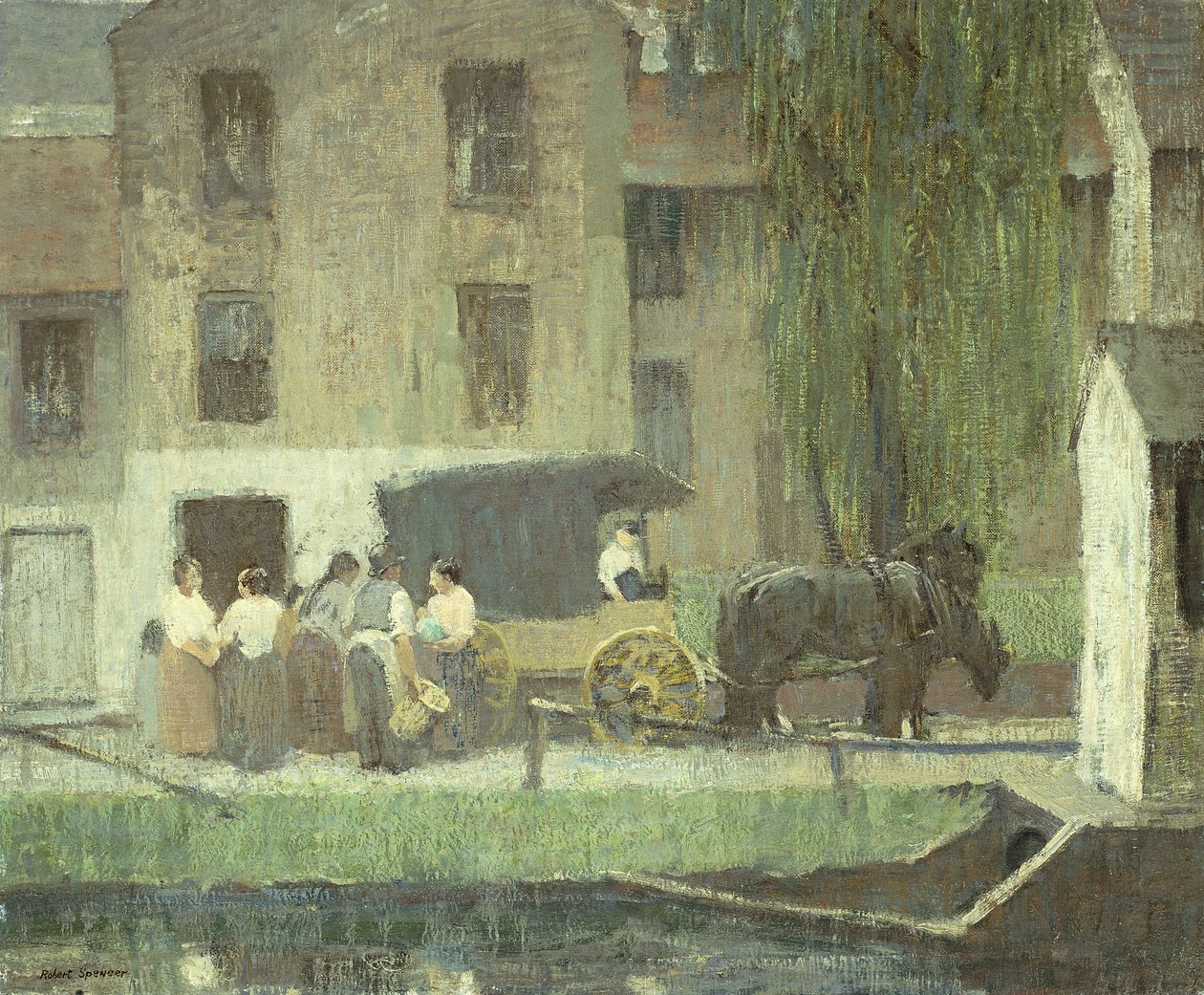 Handlarvagnen på kanalen, New Hope av Robert C. Spencer