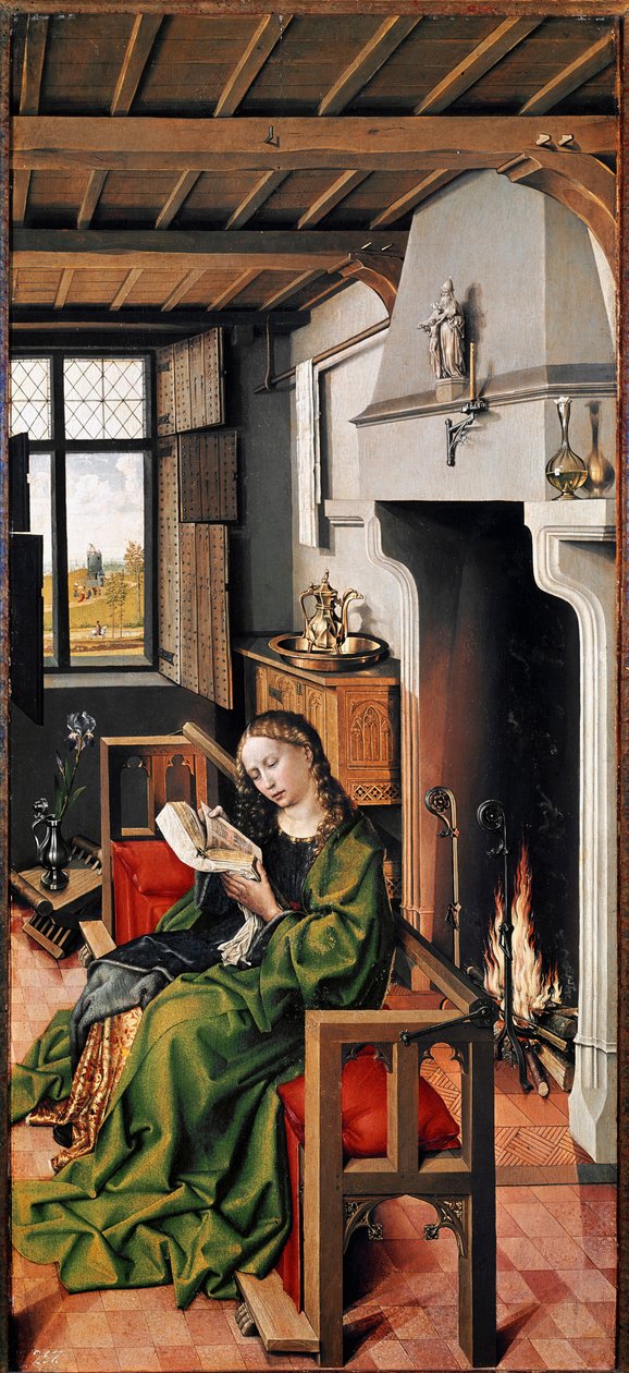 Heligt skägg (olja på trä av Robert Campin