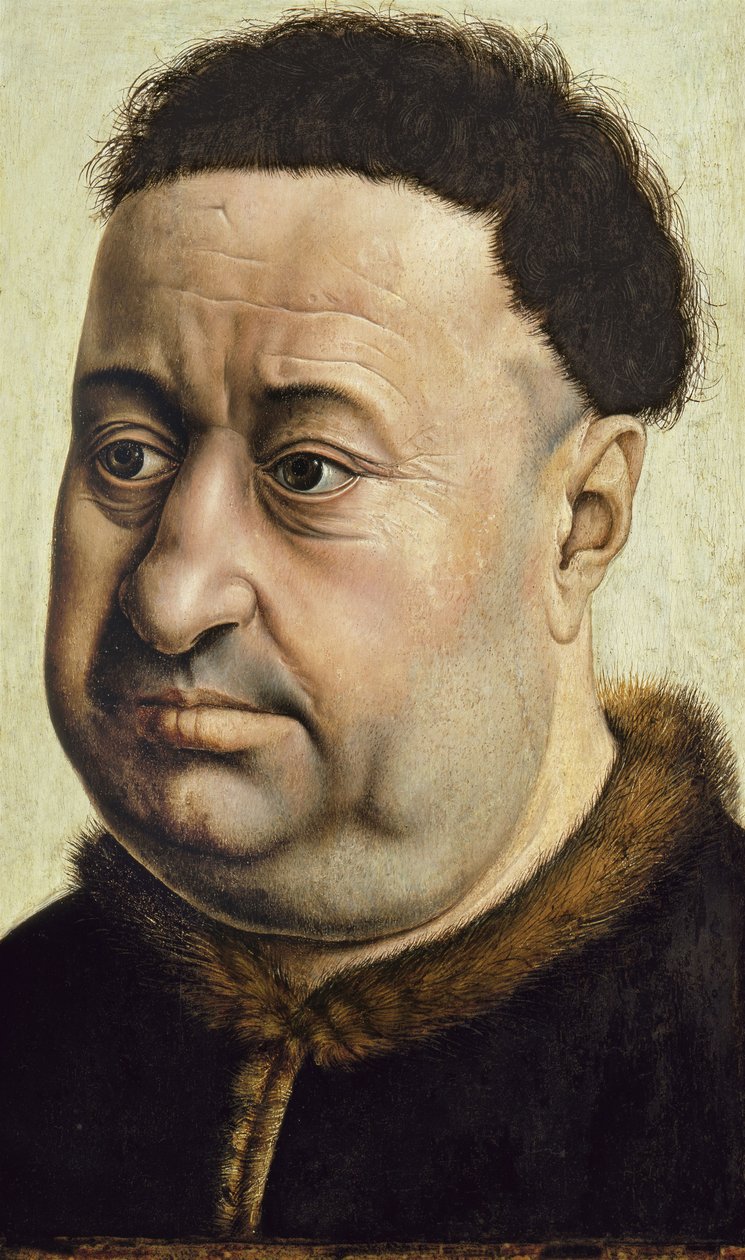 Porträtt av en man Robert de Masmines, c.1425 av Robert Campin