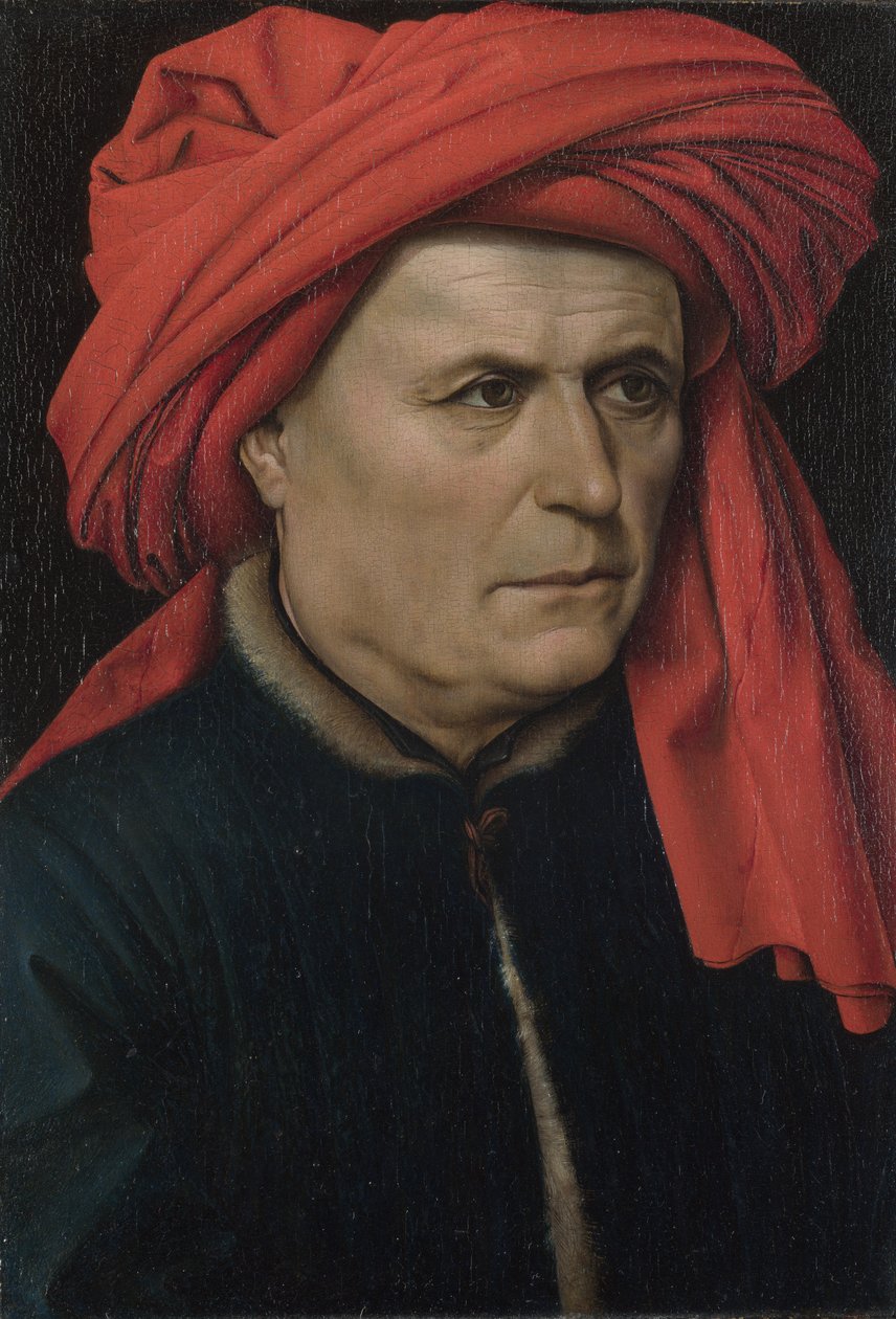 Porträtt av en man, ca 1435 av Robert Campin