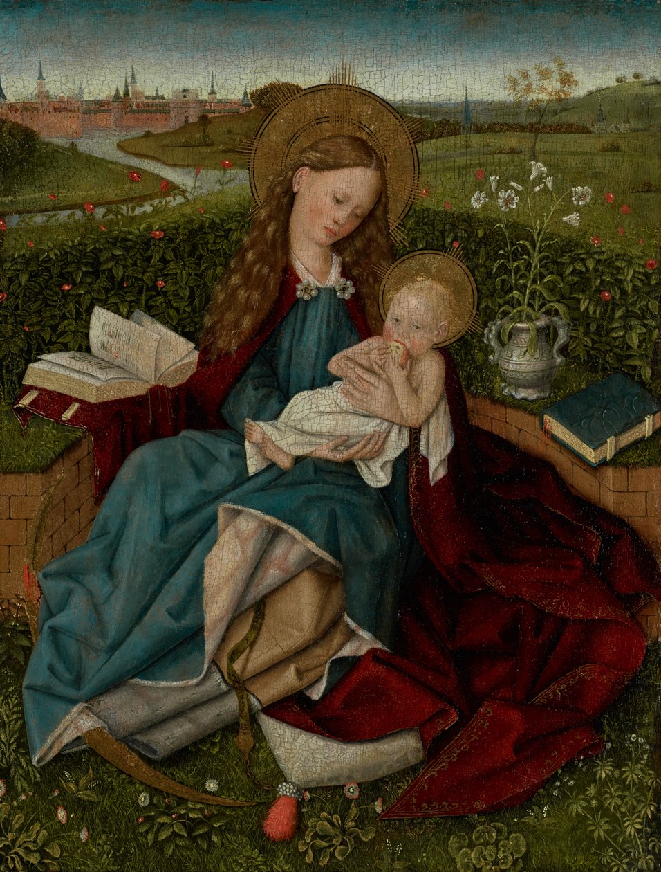 Ödmjukhetens madonna av Robert Campin