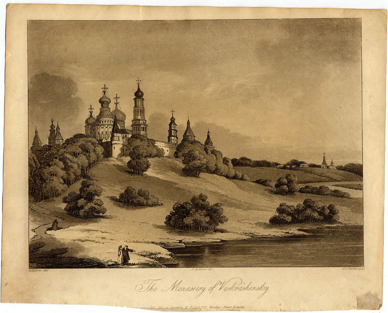 New Jerusalem Monastery, 1809 av Robert Carr Porter