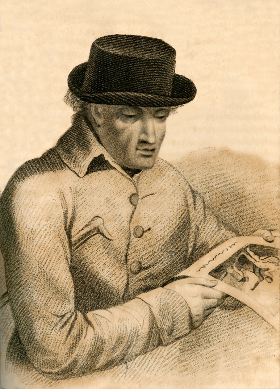 Henry Constantine Jennings. Den märkliga virtuosen, 1821. av Robert Cooper