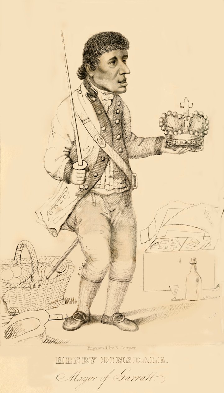 Henry Dimsdale, borgmästare i Garratt, 1821. av Robert Cooper
