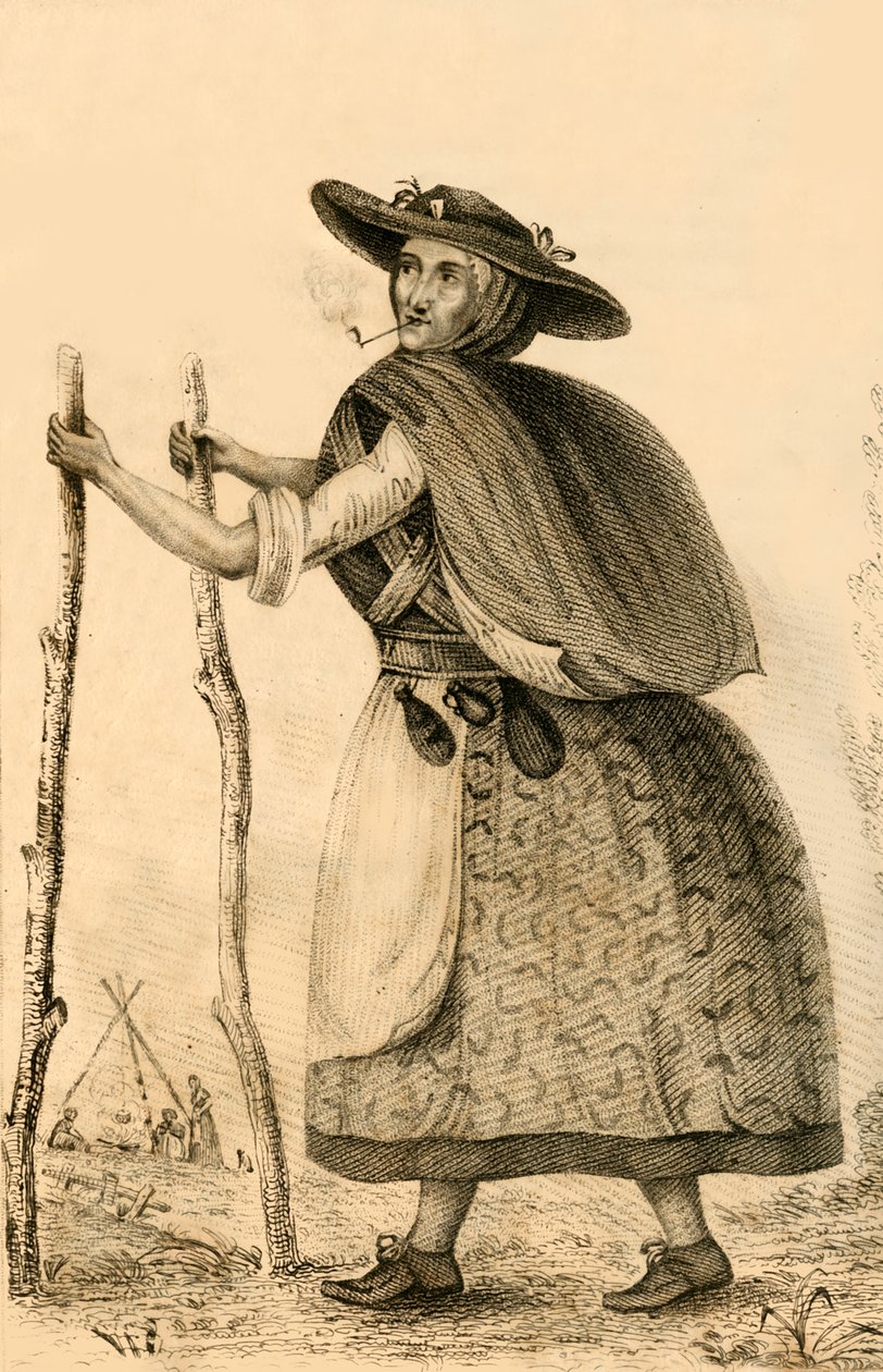 Jenny Darney, A Remarkable Character in Cumberland, 1821. av Robert Cooper
