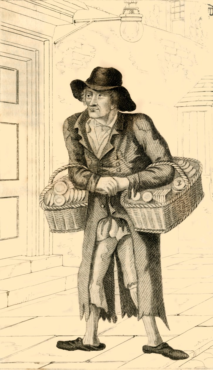 Nice New, En välkänd karaktär vid Reading, 1822. av Robert Cooper