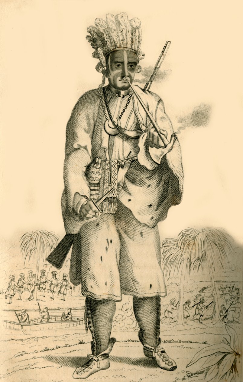Peter Williamson, Anmärkningsvärd för hans fångenskap och lidanden, 1821. av Robert Cooper