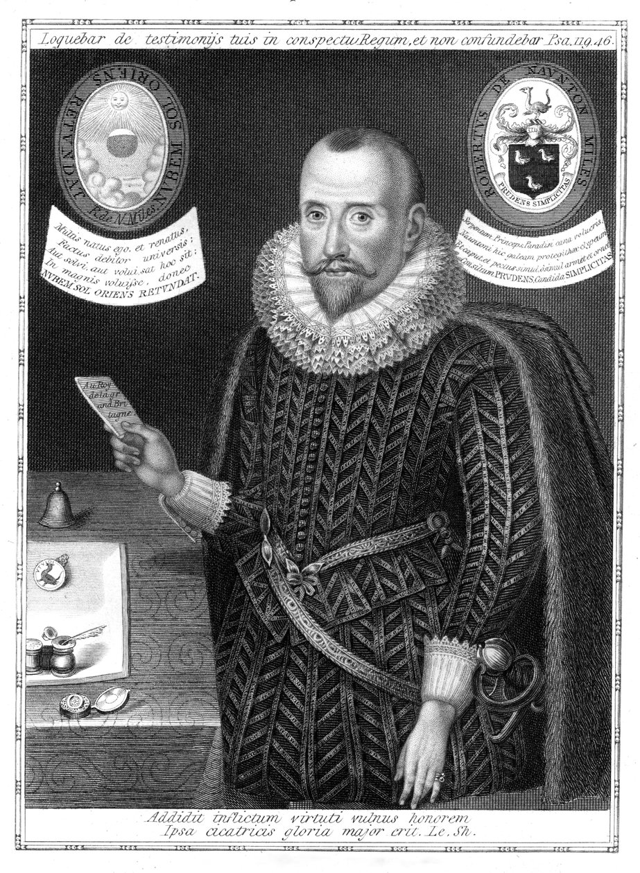 Sir Robert Naunton, engelsk politiker och författare. av Robert Cooper