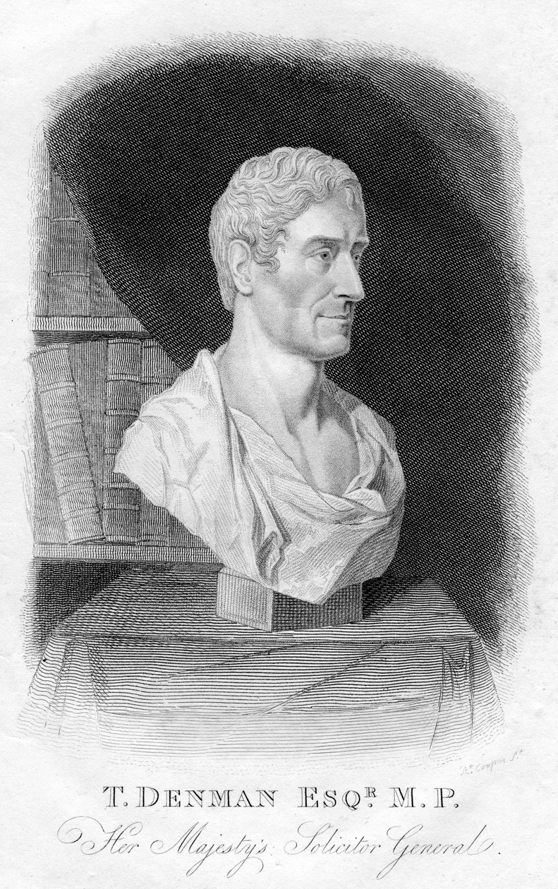 T Denman, hennes majestäts generaladvokat, 1820 av Robert Cooper