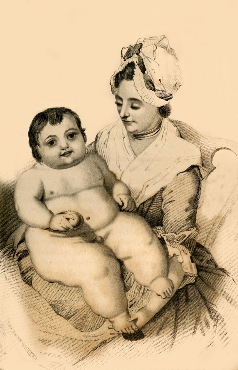 Thomas Hills Everett, elva månader gammal, 1822. av Robert Cooper