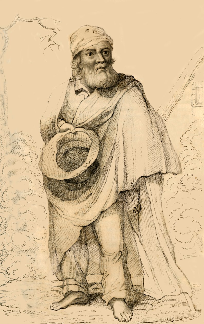 Thomas Hudson, Remarkable for his Misfortunes, 1821. av Robert Cooper