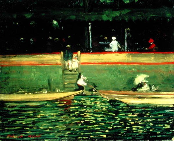 At Joinville (olja på duk) av Robert Cozad Henri