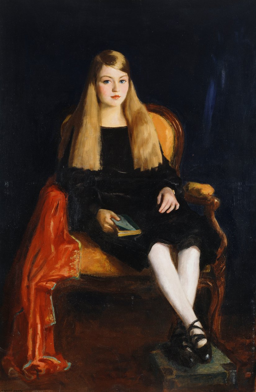 Porträtt av Marcia Anne M. Tucker, 1926 av Robert Cozad Henri