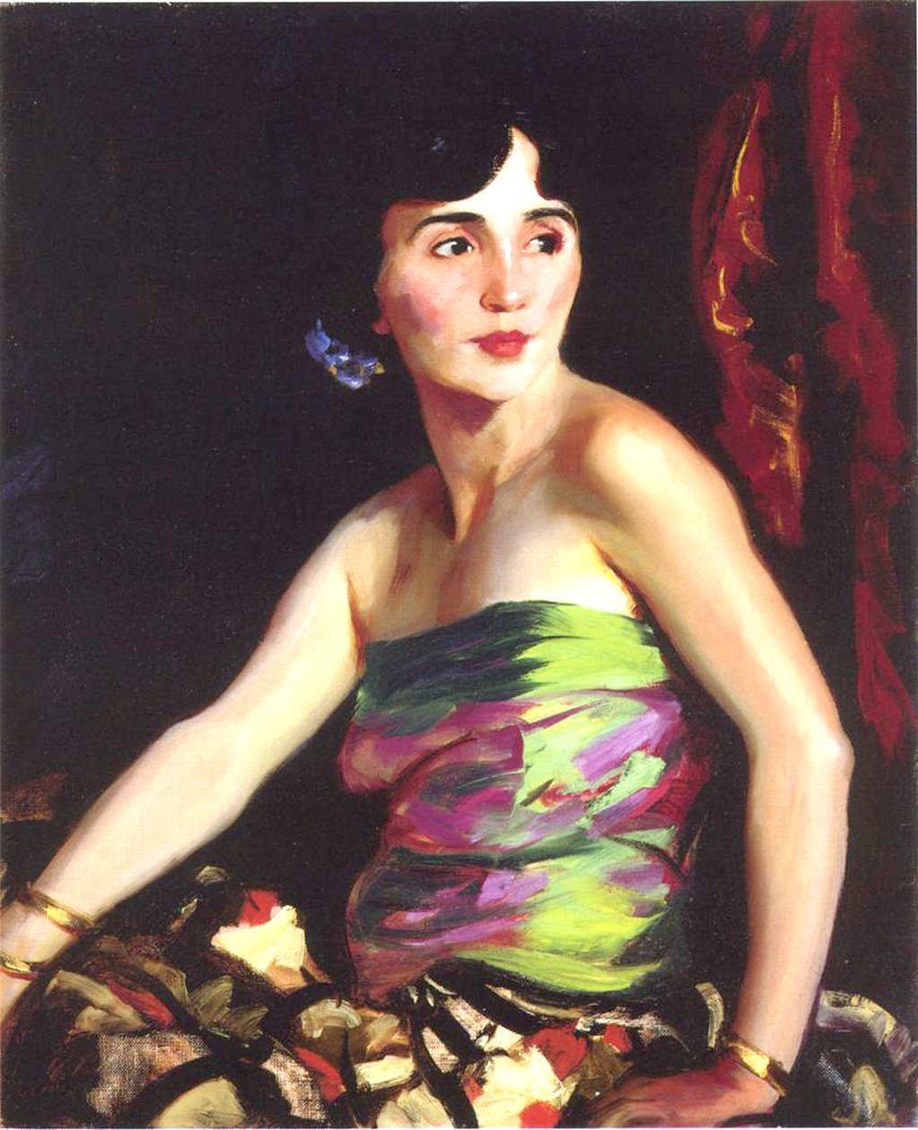 Den spanska dansaren Isolina Maldonado, 1921 av Robert Cozad Henri