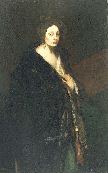 Kvinna i Manteau av Robert Cozad Henri