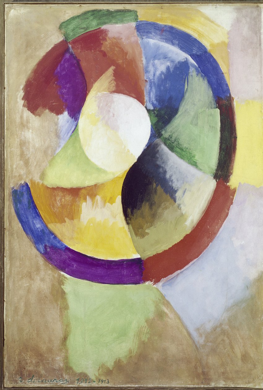 Cirkulära former, Sol nr 2 av Robert Delaunay