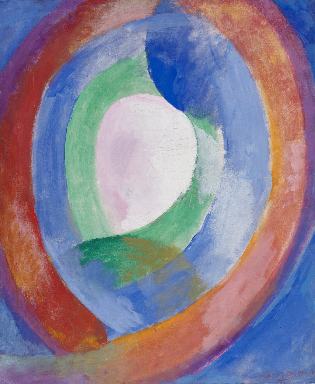 Cirkulära former, måne nr 1 av Robert Delaunay