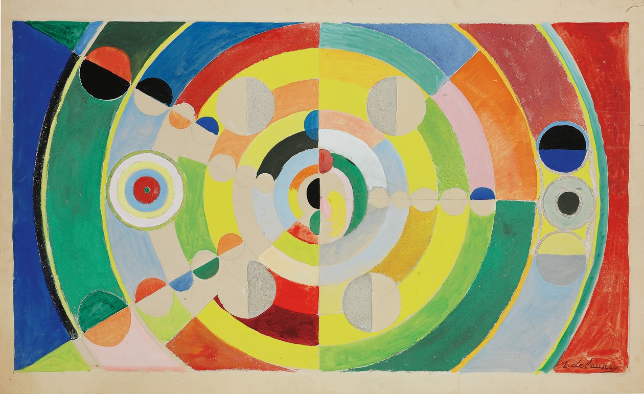 Relief-skivor av Robert Delaunay