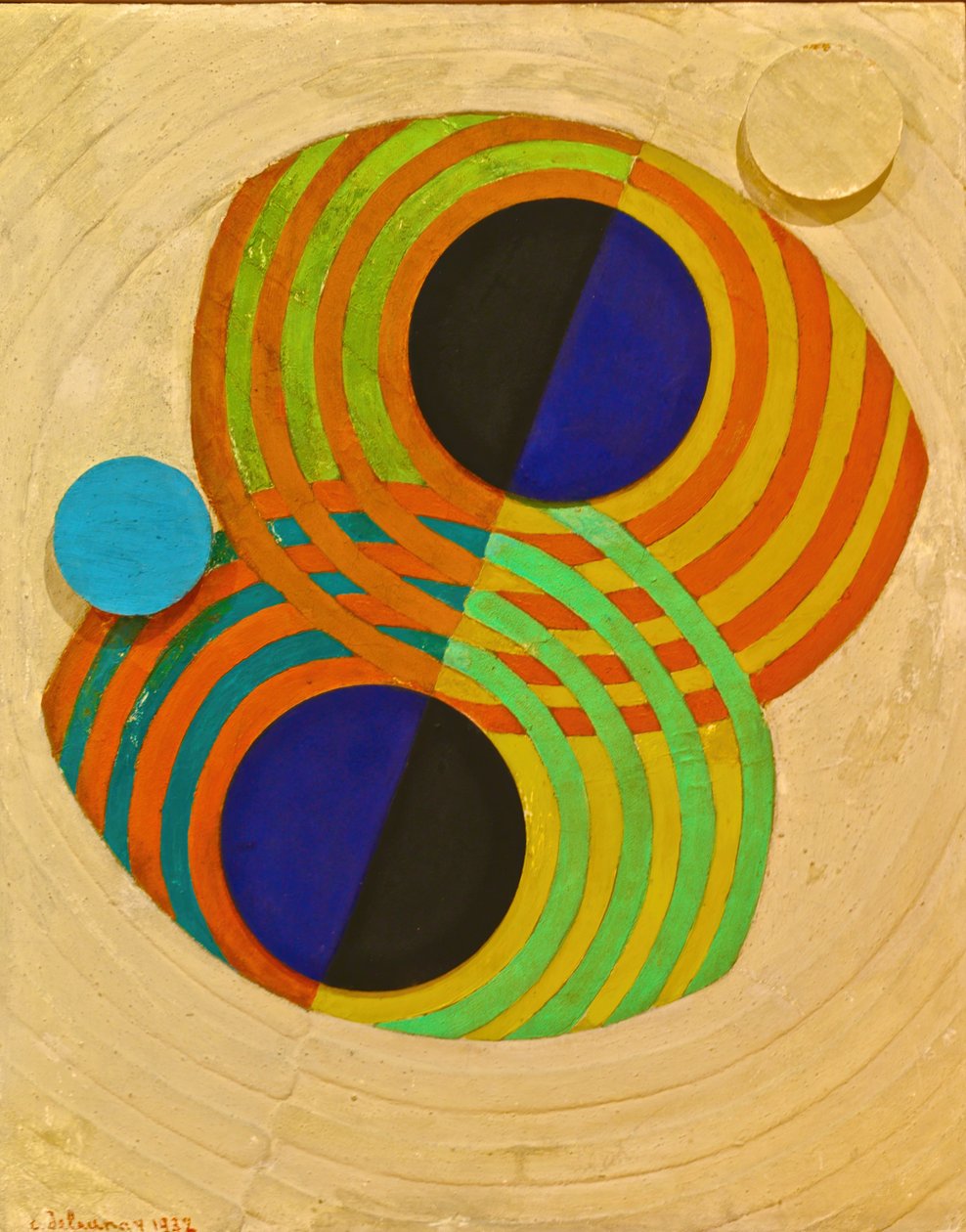 Lättnad. Rytmer, 1932. av Robert Delaunay