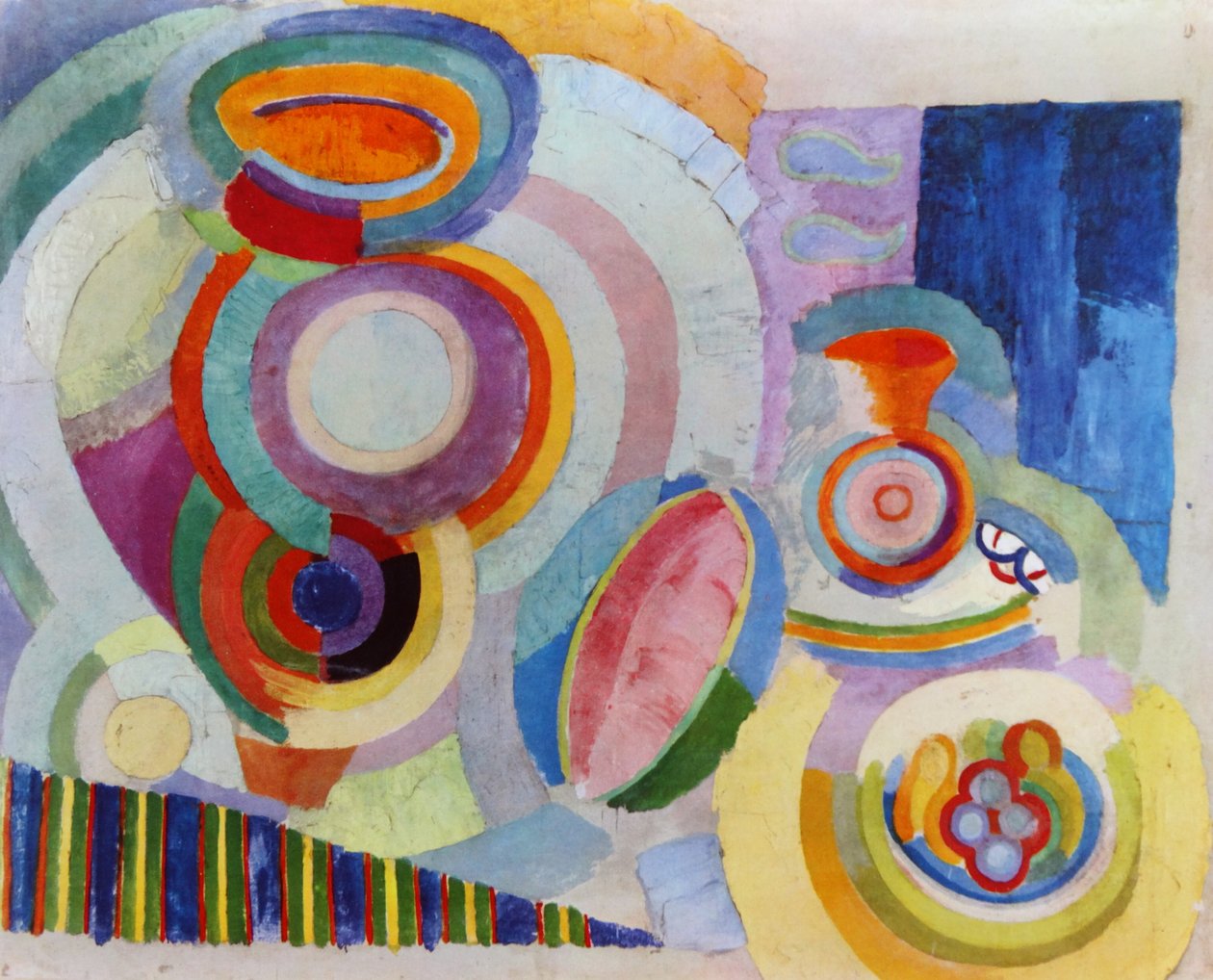 Robert Delaunay Stilleben portugisiska av Robert Delaunay