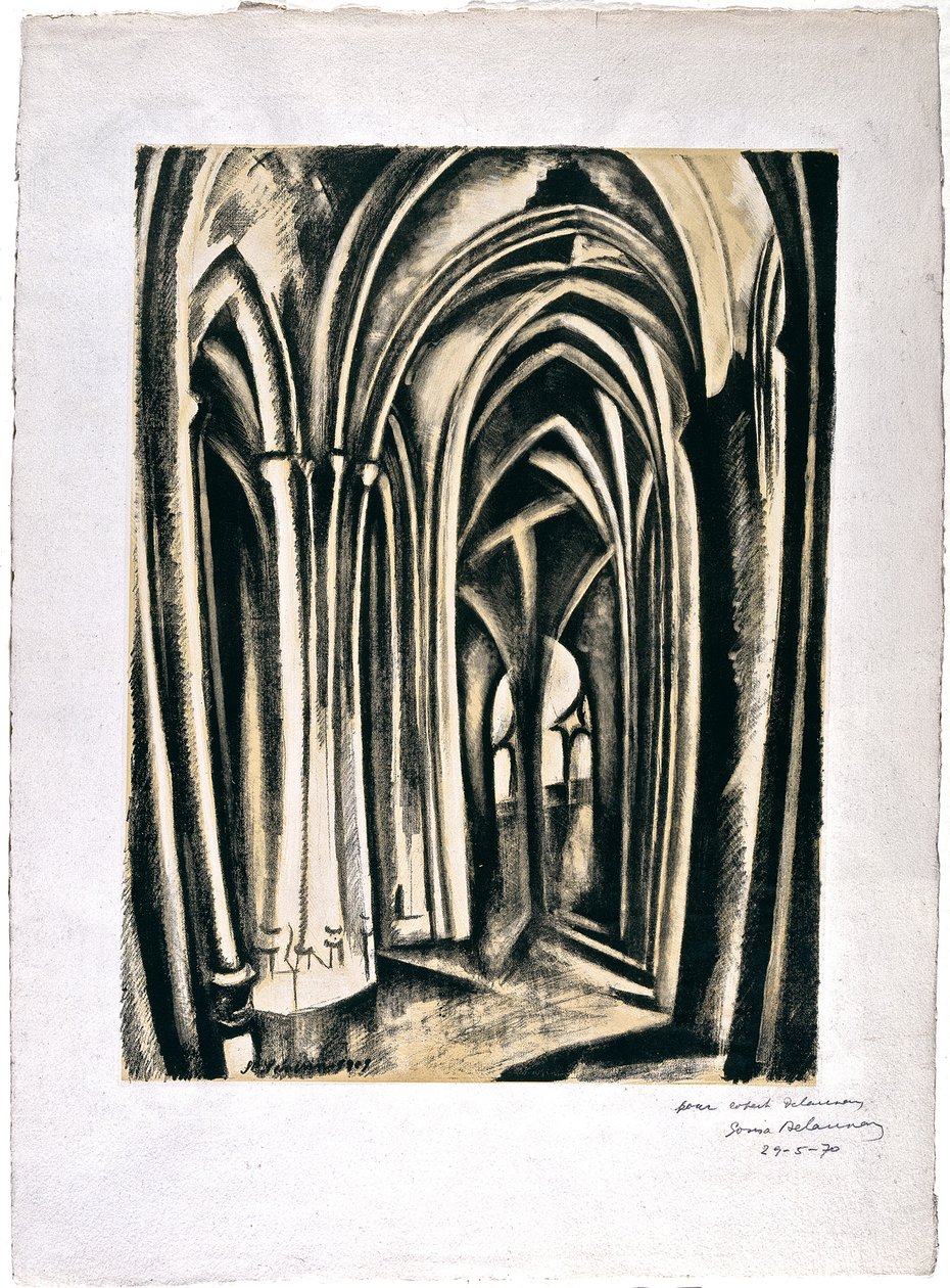 Saint Séverin av Robert Delaunay