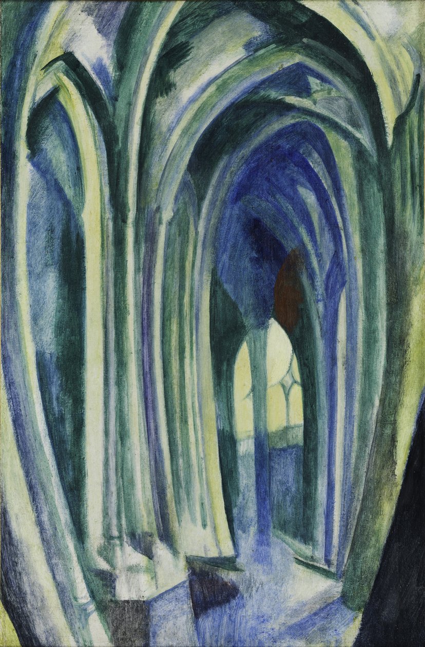 Saint Séverin nr 5. Regnbågen, 1909-1910 av Robert Delaunay