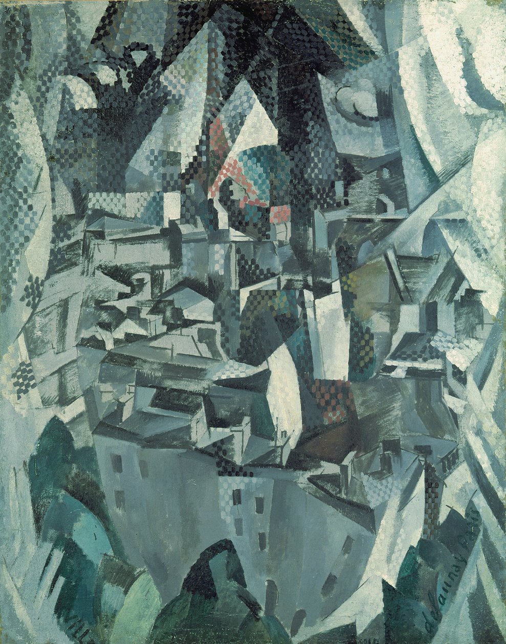 Staden nr 2 av Robert Delaunay