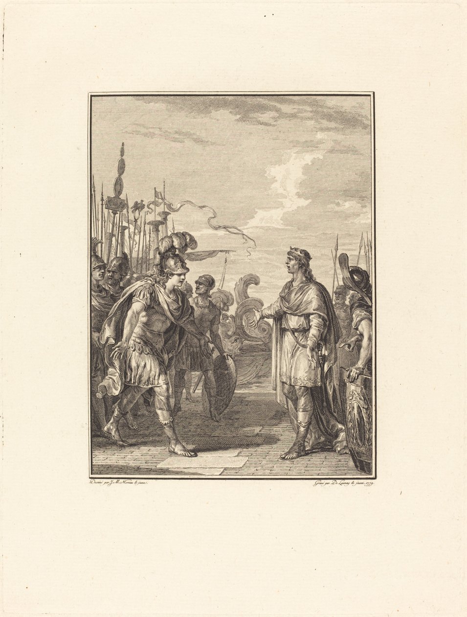 Iphis av Robert Delaunay after Jean Michel Moreau