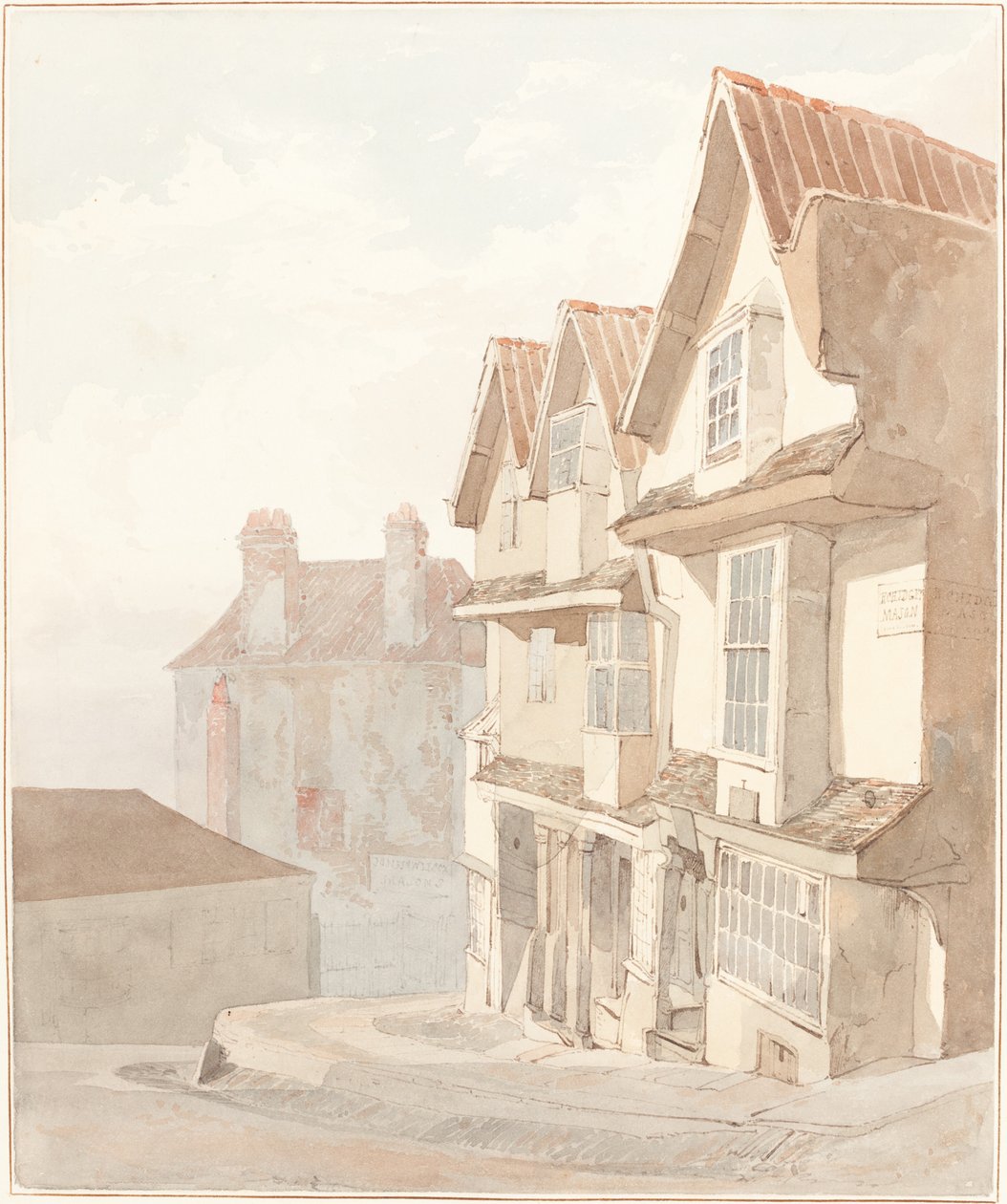 Utsikt över Church Lane, Bristol av Robert Dixon