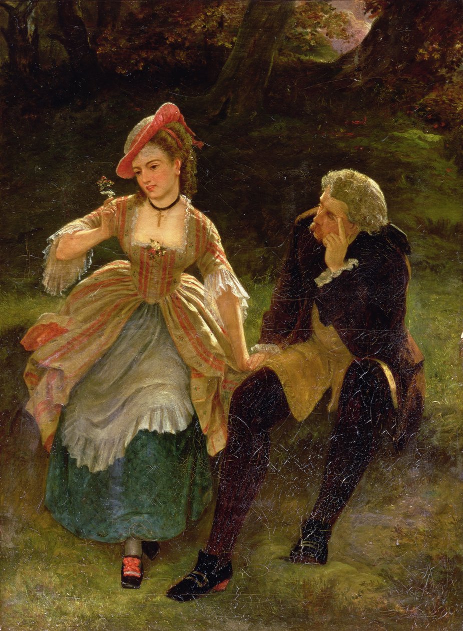 Sunny Liasons (olja på duk) av Robert Dowling