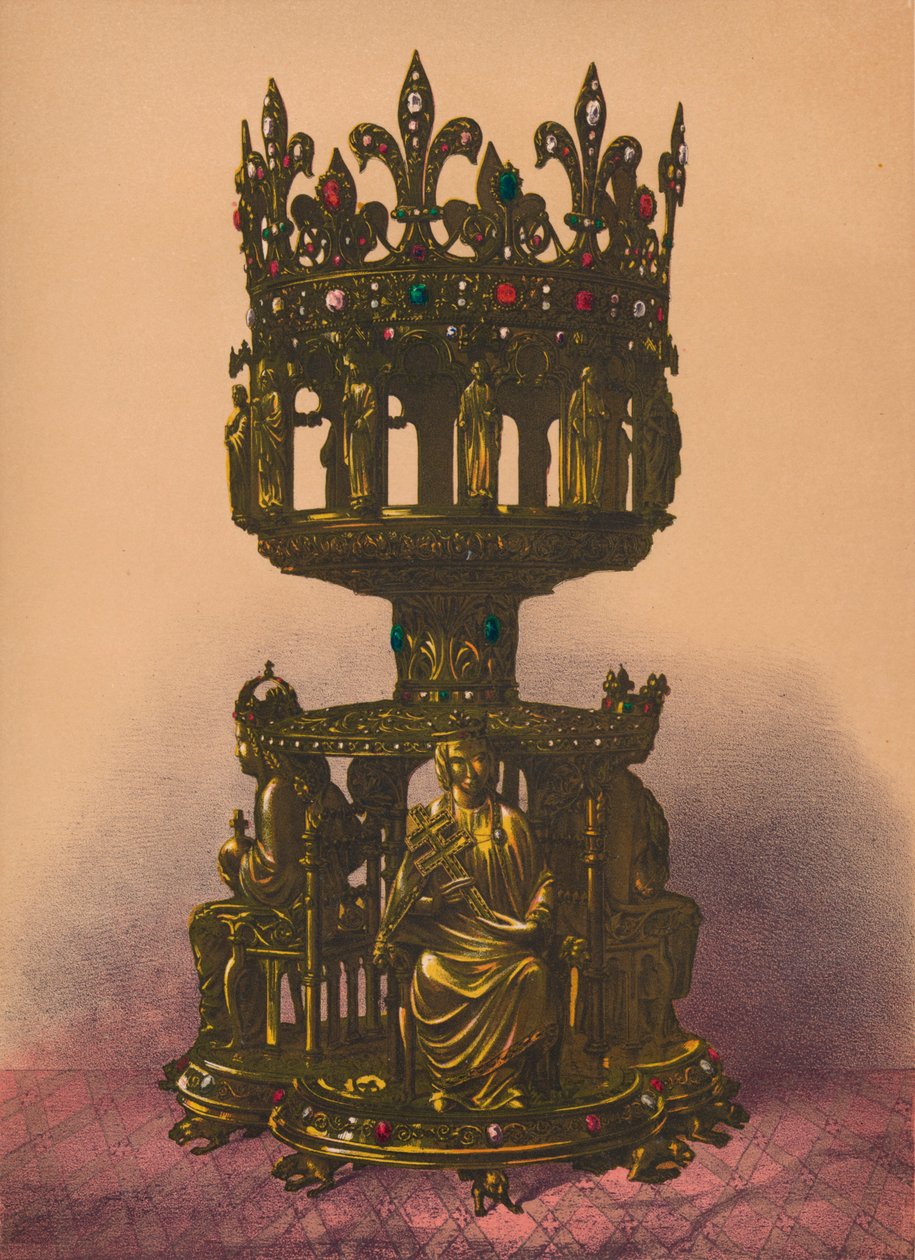 En förgylld helgedom i silver, 1893. av Robert Dudley
