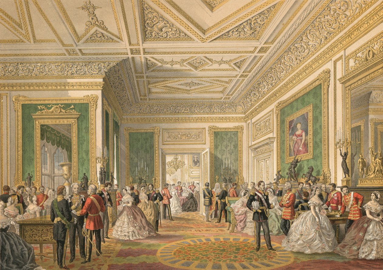 Undertecknandet av vigselbeviset, Windsor Castle av Robert Dudley