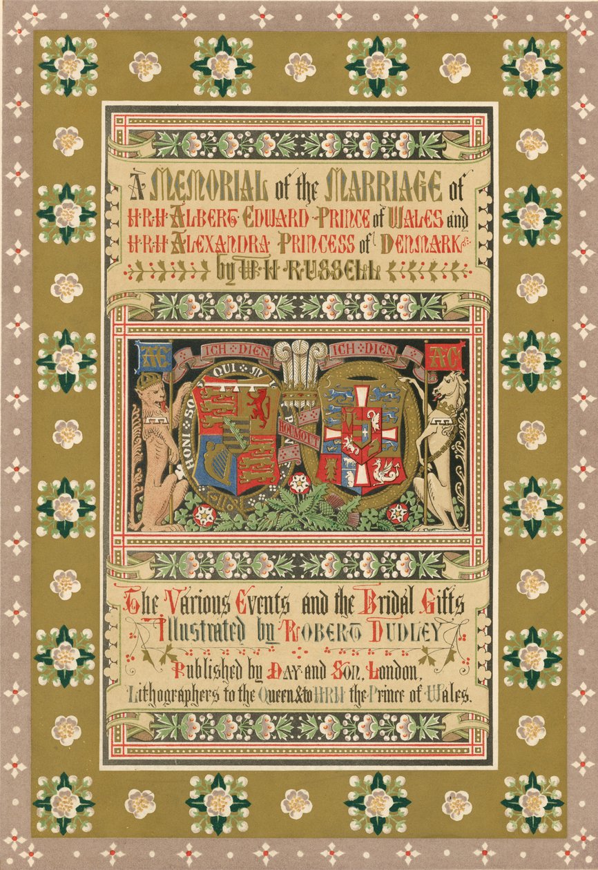 Titelsida (chromolitho) av Robert Dudley