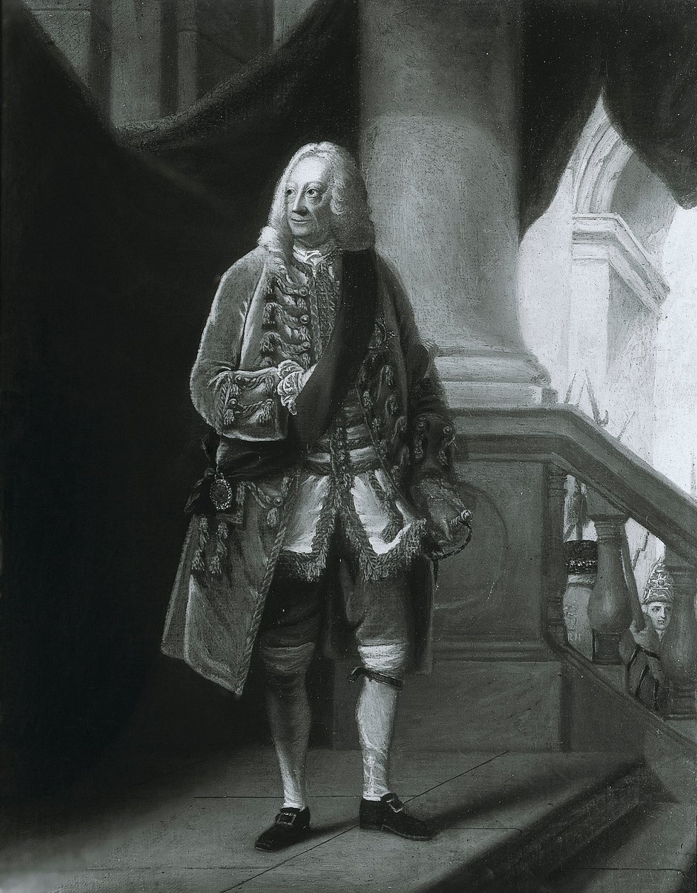 George II (1683-1760) av Robert Edge (after) Pine