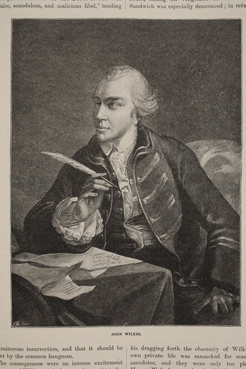 John Wilkes, illustration från Cassell