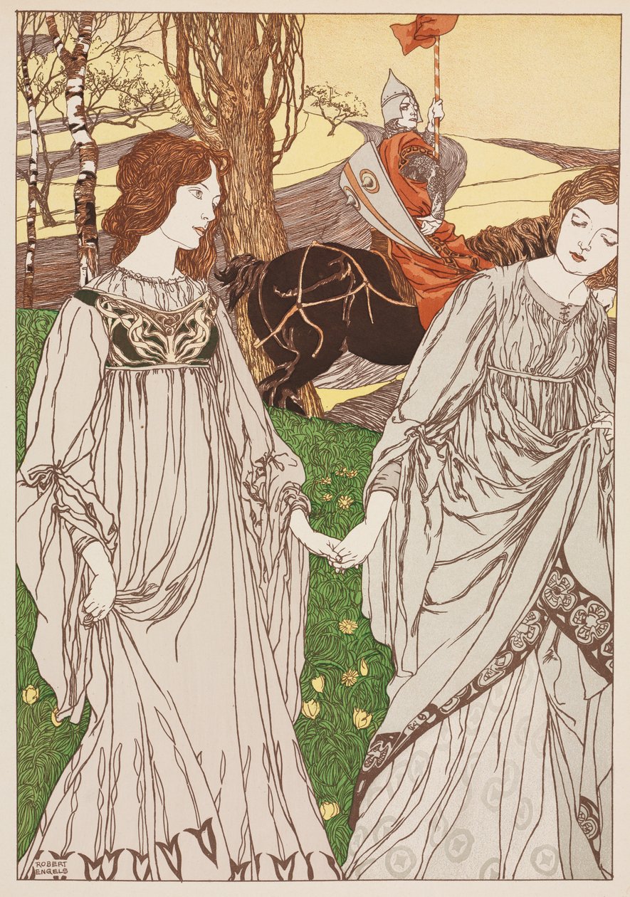 Den förbipasserande Le Passant, 1897. av Robert Engels