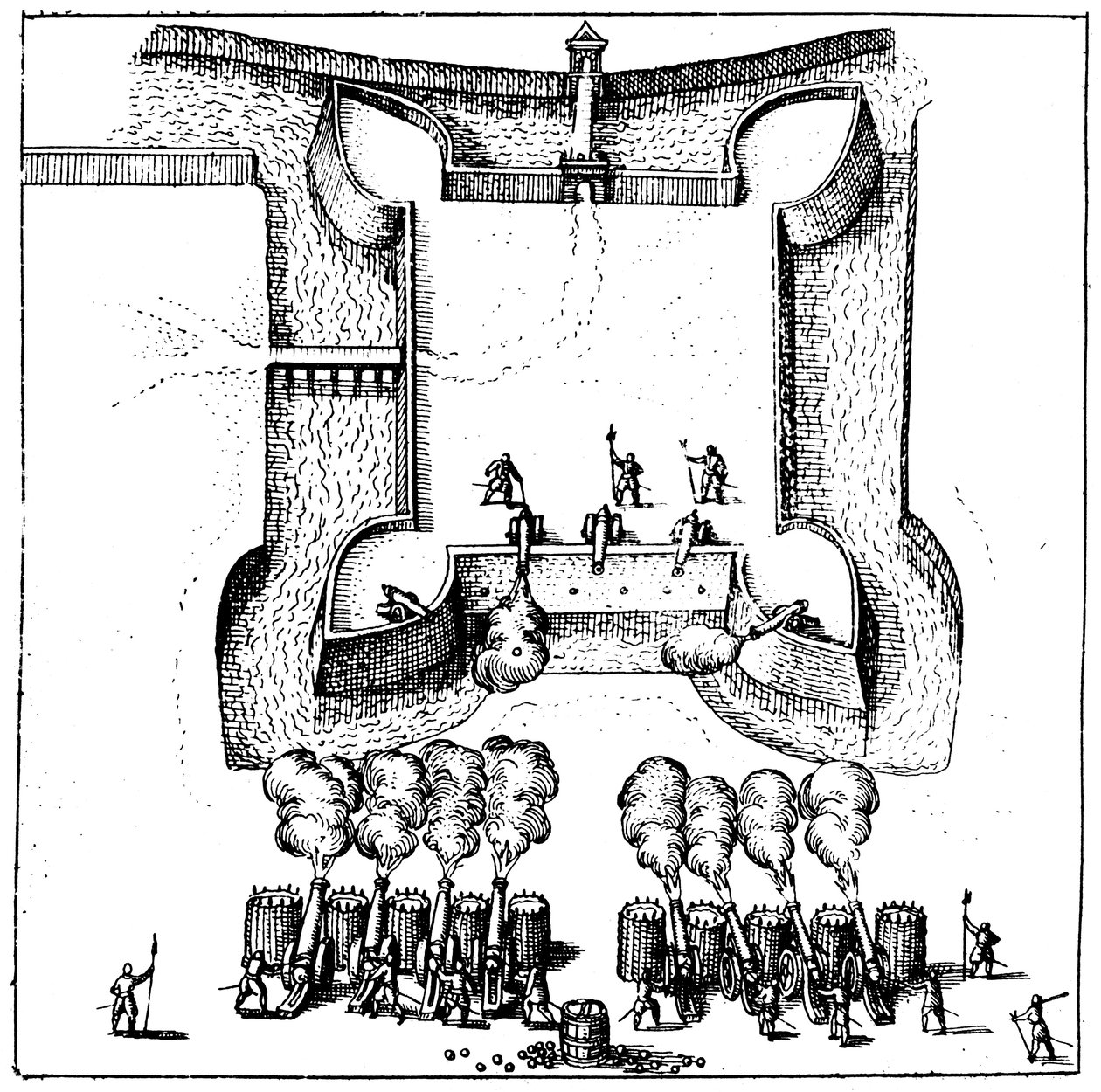 De två kosmos historia, 1517-19 av Robert Fludd