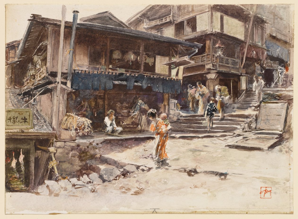 En gata i Ikao, Japan, I av Robert Frederick Blum